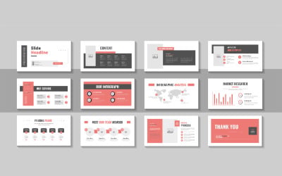 Creative Agency Marketing Presentation Slide Deck Template Design