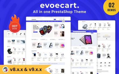 Evoecart – Allt-i-ett multifunktionellt PrestaShop-tema