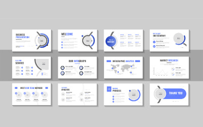 Professional Corporate Presentation Deck Template for Marketing Proposal