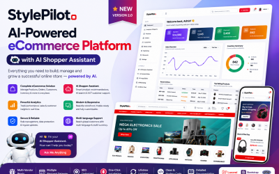 StylePilot – AI-Powered Laravel eCommerce Platform with Smart AI Shopper