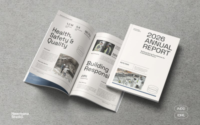 White Minimal Annual Report