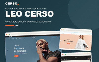 Leo Cerso Elementor - Tema PrestaShop para Moda e Vestuário