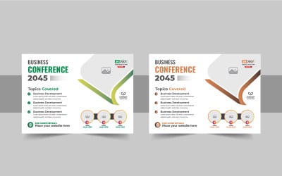 Progettazione del banner di invito per webinar in diretta e layout del poster promozionale per corsi di formazione aziendale.