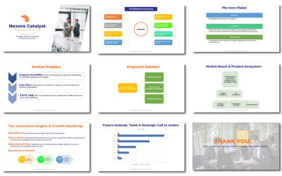 Nexora Catalyst - Professional Business Pitch Deck