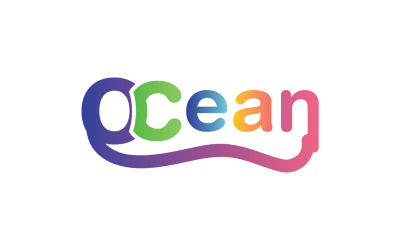 Ocean Typografi Logotypdesign