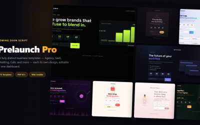 Prelaunch Pro — Business Coming Soon Page Script