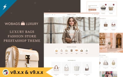 Wobags Luxury – Bags &amp;amp; Fashion Store PrestaShop Theme