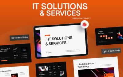 Infotech - IT Solutions &amp;amp; Services PowerPoint