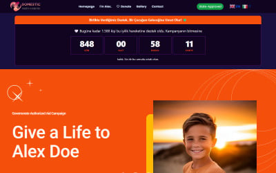 JL Trajedic Donation and Fundraising Free  Joomla Theme
