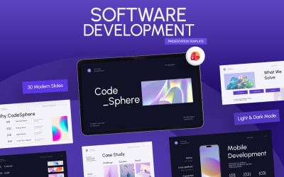 CodeSphere - Yazılım Geliştirme PowerPoint Sunumu