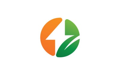 Symbol logo Eco Energy Vector V1