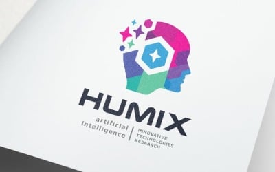 Human Head Ai Tech Pro Logo