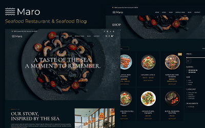 Maro – Tema WooCommerce per ristoranti e blog di pesce