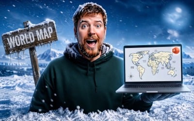 World Map 2027 Presentation Template