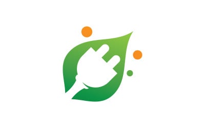 Symbol logo Eco Energy Vector V12