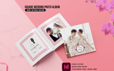 Modèle d&amp;#39;album photo de mariage à imprimer