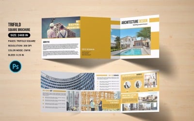 Brochure pieghevole di Architecture Square