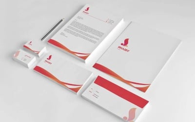 Szablon zestawu materiałów firmowych