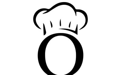 Premium Cooking Kitchen Logo with O Symbol
