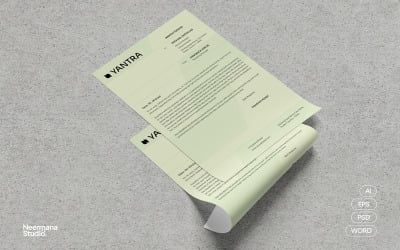 Carta intestata aziendale semplice
