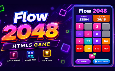Bubble Merge 2048 – Buboréklövöldözős és HTML5 egyesítési játék
