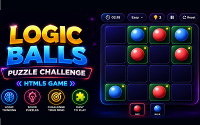 Logic Balls – Puzzle Challenge HTML5 Game
