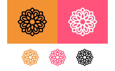 Geometric mandala abstract pattern .