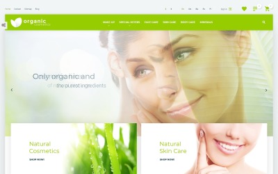 Organická kosmetika - PrestaShop motiv