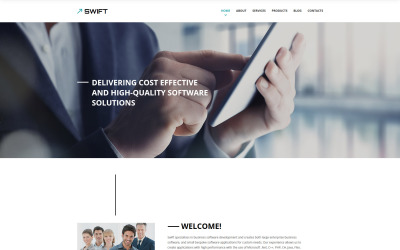 Responsive Website-Vorlage für Unternehmen und Dienstleistungen