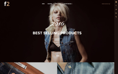 Responsivt F2 - Free Magento 2.0 Theme Magento-tema #57559