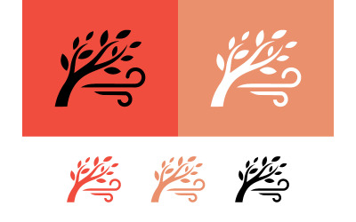 Logo raffigurante un albero mosso dal vento, simbolo di resilienza.