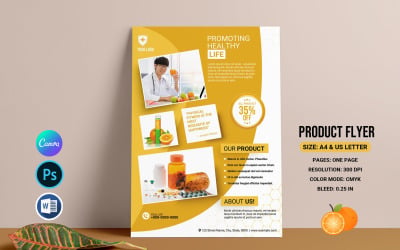 Product Promotion Flyer Template Canva
