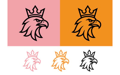 Icône du logo : tête d&amp;#39;aigle couronnée.