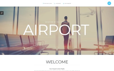 Аеропорт Joomla шаблон