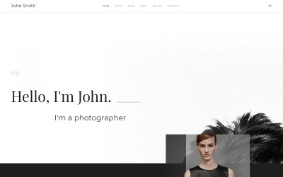 Joomla Vorlage namens "Personal Portfolio" #57698