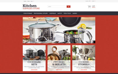 Kitchen Supplies Store Tema PrestaShop №57609