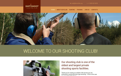 Modèle de site Web Shiftshoot