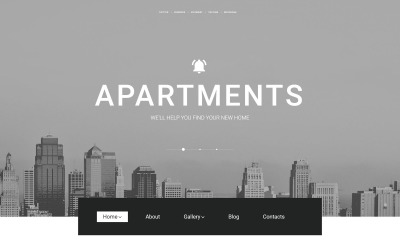 "Real Estate Agency Responsive WordPress Theme" Responsive WordPress thema №57617