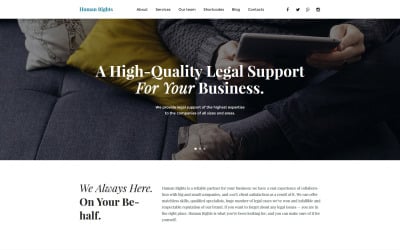 Responsivt WordPress-tema för företag och tjänster