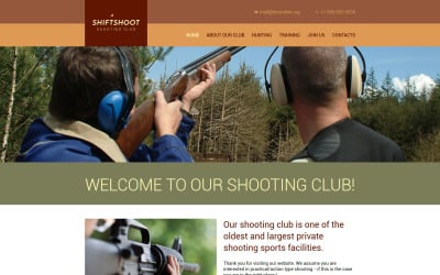 Šablona webových stránek Shiftshoot