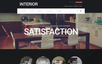 Template OpenCart Flexível para Sites de Design Interior №57605