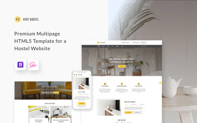Visit Hostel – HTML5-шаблон веб-сайту хостелу