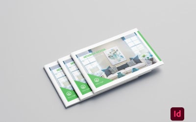 Editable Interior Design Portfolio Brochure