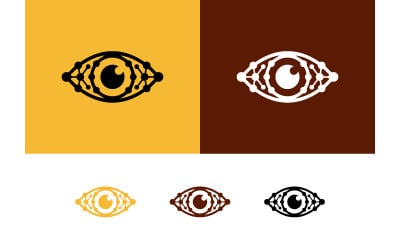Eye digital circuit logo for security and vision.