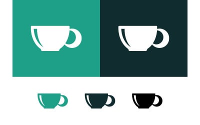 Eenvoudig koffiekopje-icoon met een strak design.