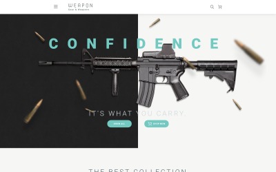 Modello OpenCart per armi