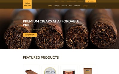 Plantilla VirtueMart de tabaco