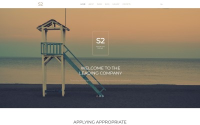 Reszponzív S2 Business Company Joomla sablon 57752