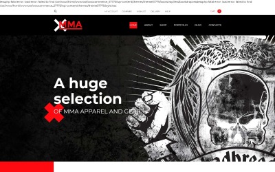 Tema WooCommerce "MMA" #57775