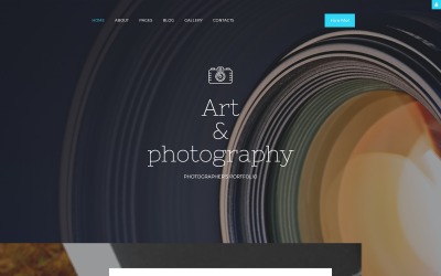 Template Joomla Responsive #57793 per Un Sito di Fotografi Portfolio